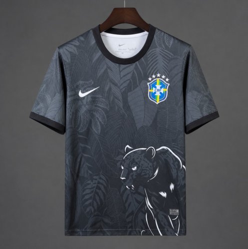 2026 Brazil Black Jaguar Special Jersey