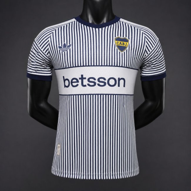 Player Version 26/27 Boca Juniors Away Stripes Jersey