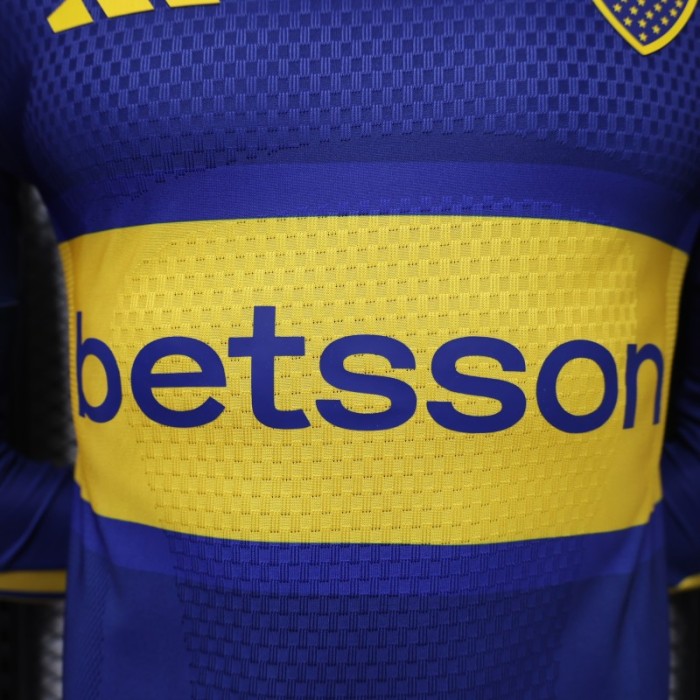 Player Version 26/27 Boca Juniors Home Long Sleeve Jersey