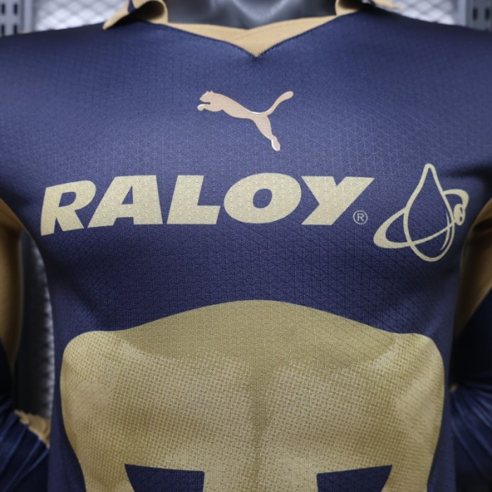 Player Version 26/27 Pumas UNAM Home Long Sleeve Jersey