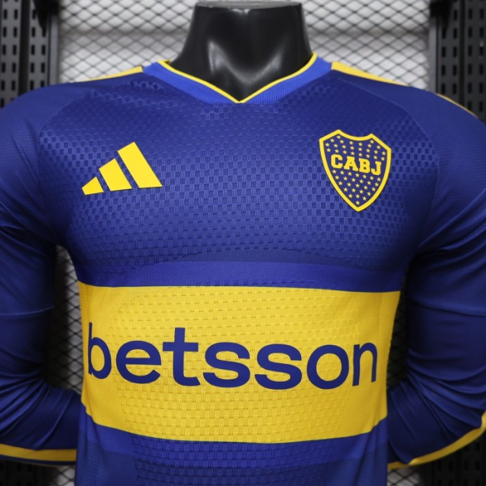Player Version 26/27 Boca Juniors Home Long Sleeve Jersey