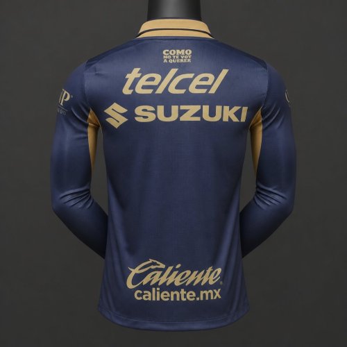 Player Version 26/27 Pumas UNAM Home Long Sleeve Jersey