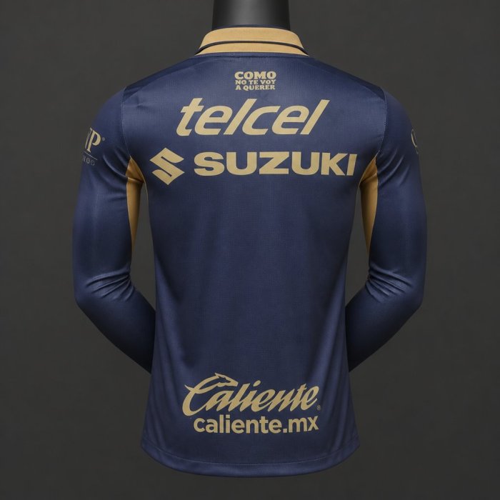 Player Version 26/27 Pumas UNAM Home Long Sleeve Jersey