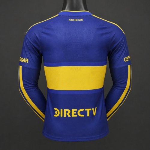 Player Version 26/27 Boca Juniors Home Long Sleeve Jersey