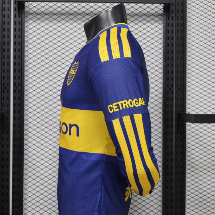 Player Version 26/27 Boca Juniors Home Long Sleeve Jersey