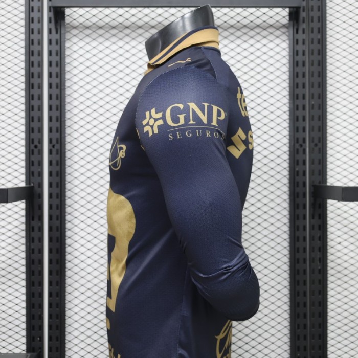 Player Version 26/27 Pumas UNAM Home Long Sleeve Jersey
