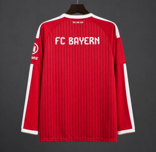 26/27 Bayern Munich Home Long Sleeve Jersey