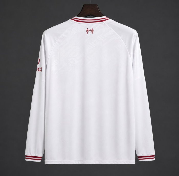 26/27 Liverpool Away White Long Sleeve Jersey