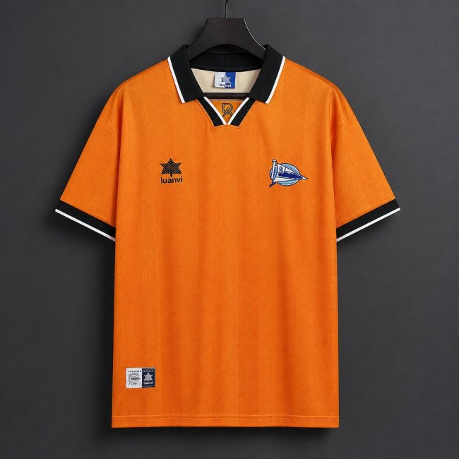 Retro 99/02 Alaves Away Orange Jersey