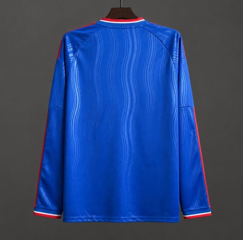 26/27 Manchester United Away Blue Long Sleeve Jersey