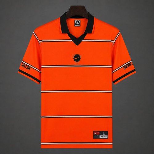 2026 Netherlands x Travis Scott Cactus Jack Total 90 Retro Orange/Black Jersey