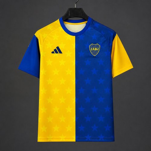 2027 Boca Juniors Pre-Match Blue/Yellow Jersey