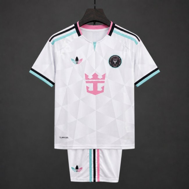 2026 Kids Kits Inter Miami Third White Jersey