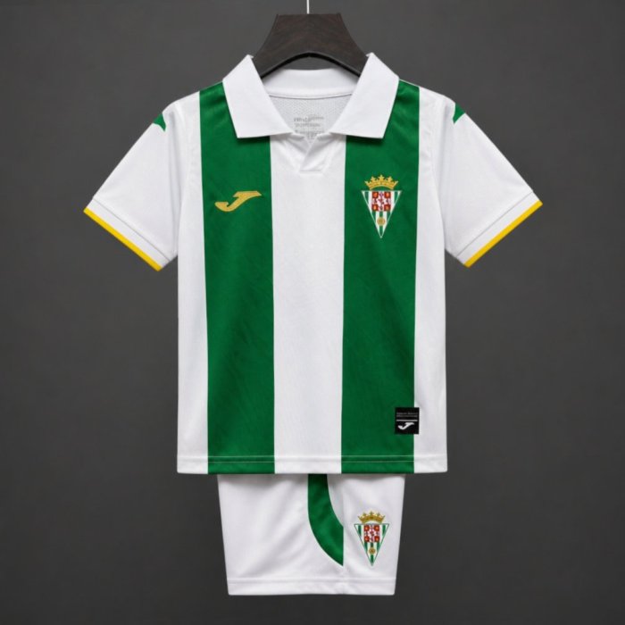 26/27 Kids Cordoba CF Home Green/White Jersey