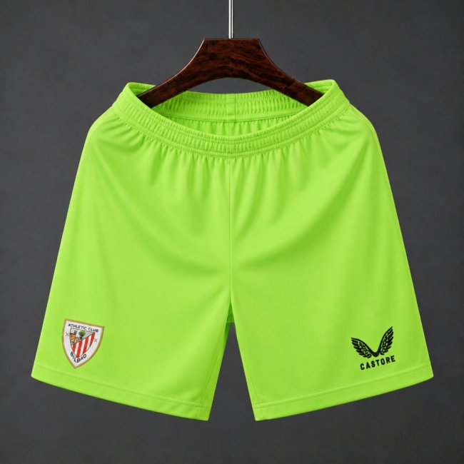 26/27 Athletic Bilbao Green Goalkeeper Shorts