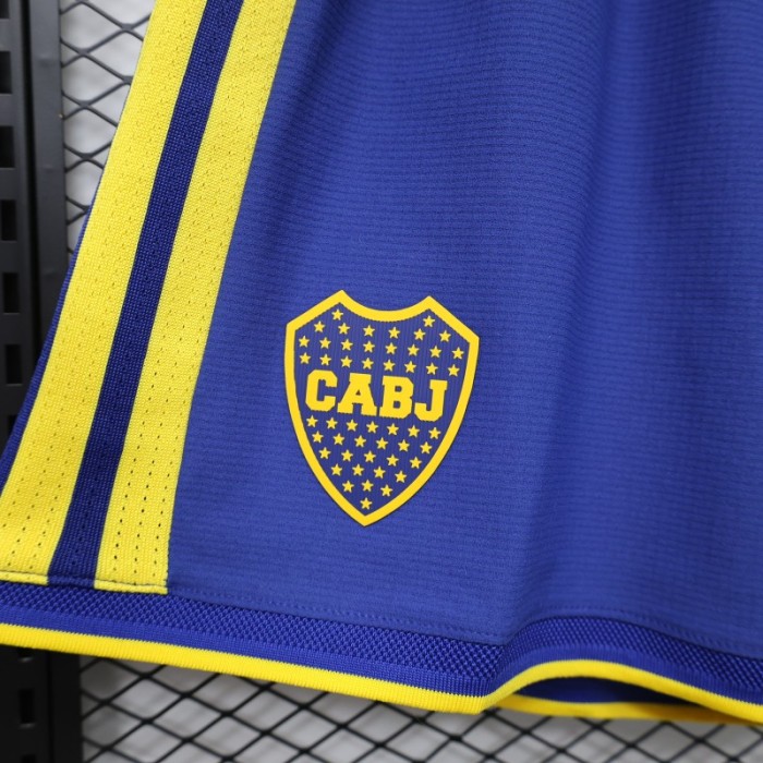 Player Version 26/27 Boca Juniors Home Blue Yellow Shorts