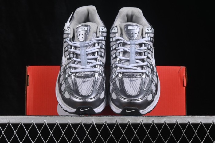 Nike P-6000 SE Retro Running Sneakers with Layered Design and Lightweight Construction - IO3496-001