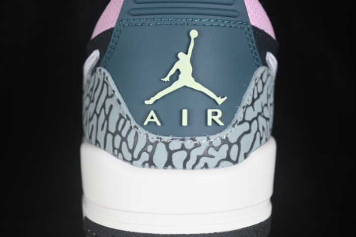 Nike Air Jordan Legacy 312 Low Basketball Shoes with Hook-and-Loop Strap Combination Upper - CD7069-007