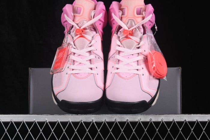 Nike Air Jordan 6 Retro Awake NY Collaboration Sneakers in Playful Pink - IQ5706-600