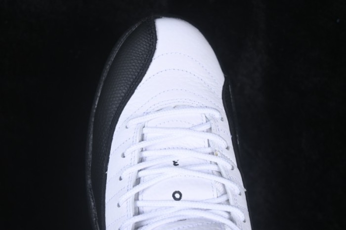 Nike Air Jordan 12 Retro Taxi Basketball Shoes with Gold Eyelets - CT8013-117