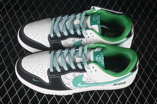 Nike SB Dunk Low Premium Custom Skateboarding Shoes with Clean Suede Detailing - DZ1314-018