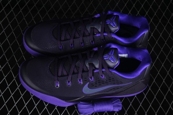 Nike Kobe 9 Elite Low EM Protro Basketball Shoes with Purple Dynasty Colorway - IH1401-500