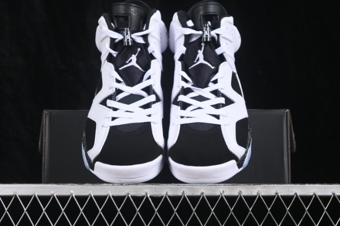 Nike Air Jordan 6 Retro Oreo Running Shoes with Premium Suede Upper - CT8529-108