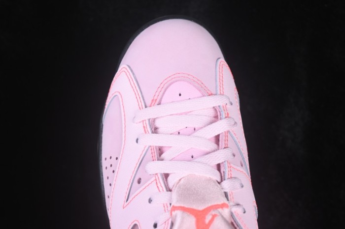 Jordan Air Jordan 6 Retro OG Sneakers with Playful Pink Accents - IQ5706-600