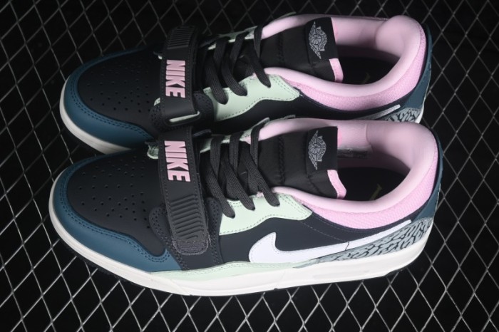 Nike Air Jordan Legacy 312 Low Basketball Shoes with Hook-and-Loop Strap Combination Upper - CD7069-007