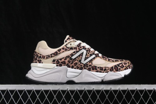 New Balance 9060 Retro Casual Running Shoes with Mesh and Suede Upper, ABZORB Cushioning - U9060PXH