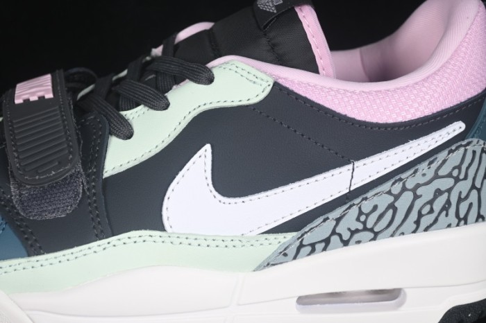 Nike Air Jordan Legacy 312 Low Basketball Shoes with Hook-and-Loop Strap Combination Upper - CD7069-007