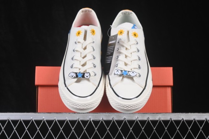 Converse Matsui Chuck 70 Low-Top Canvas Sneakers Simple Fresh Lace-Up Round Toe - A21362C