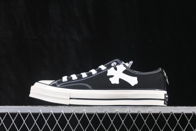 Converse Chuck 70s Chrome Hearts Collaboration Low Top Canvas Shoes - 162058C