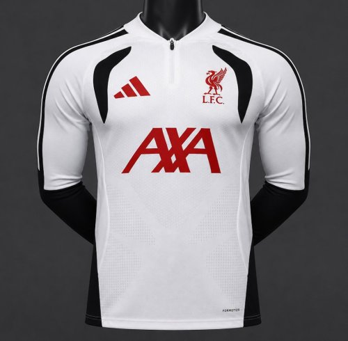 Player Version 26/27 Liverpool FC White  Long Sleeve Jersey