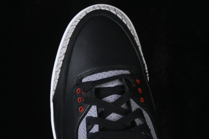 Nike Air Jordan 3 Retro Black Cement Sneakers - DN3707-010