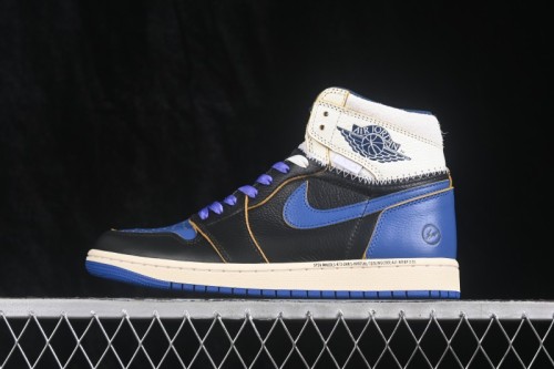Nike Air Jordan 1 Retro High OG Fragment x Union Deconstructed Royal Blue Basketball Shoes - IO7847-001