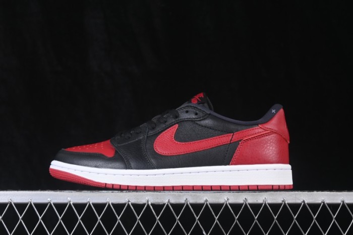 Nike Air Jordan 1 Low Banned Black Red Low Top Cultural Casual Skateboard Shoes - IW6276-001
