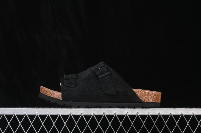 Birkenstock Suede Shearling-Lined Sandals - 1009532