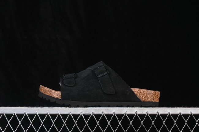 Birkenstock Suede Shearling-Lined Sandals - 1009532