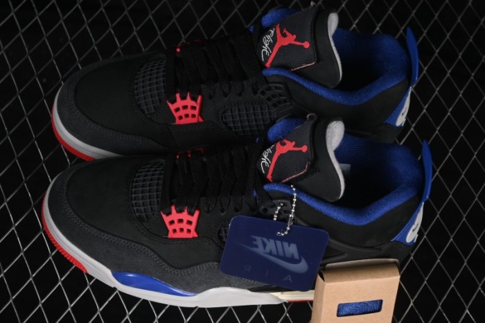 Nike Air Jordan 4 Retro AJ4 Black Grey Blue - FV5029-003