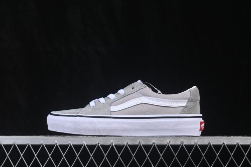 Vans SK8-Low Side Stripe Low-Top Pro Skate Shoes Grey - VN0A4UUKIYP