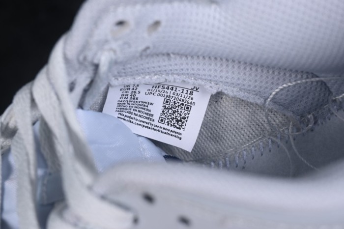 Nike SB Dunk Low White Grey Blue Low-Top Casual Skate Shoes - HF5441-118