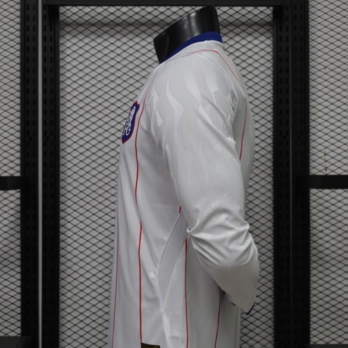 Player Version 26/27 Chelsea FC White with Red Pinstripe Third Long Sleeve Jersey