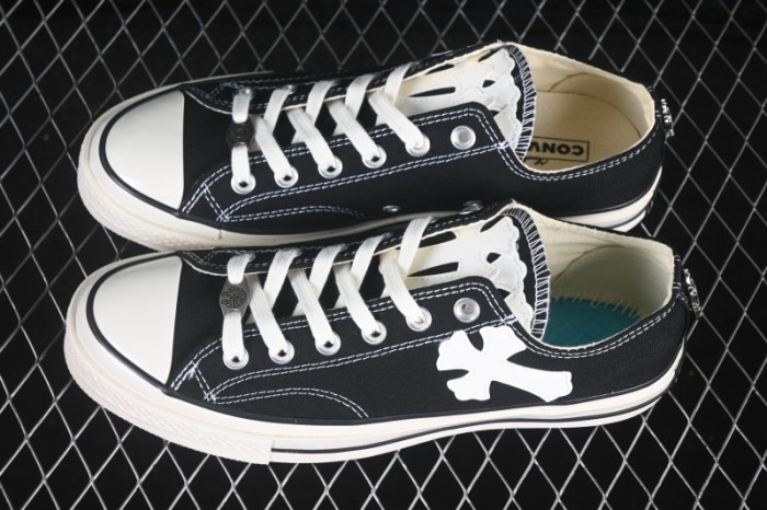 Converse Chuck 70s Chrome Hearts Collaboration Low Top Canvas Shoes - 162058C