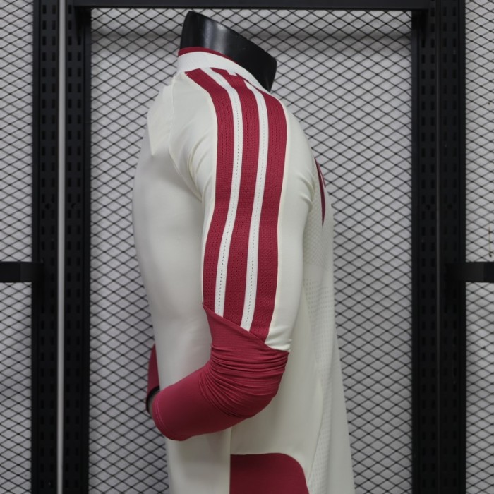 Player Version 26/27 Real Madrid CF White Red  Long Sleeve Jersey