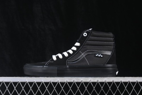 Vans Skate Sk8-Hi Retro Casual Low-Top Skate Shoes - VN0A5FCCBLK