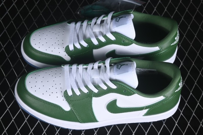Air Jordan 1 Low AJ1 Olive Green White Low-Top Retro Cultural Basketball Shoes - DD9315-300