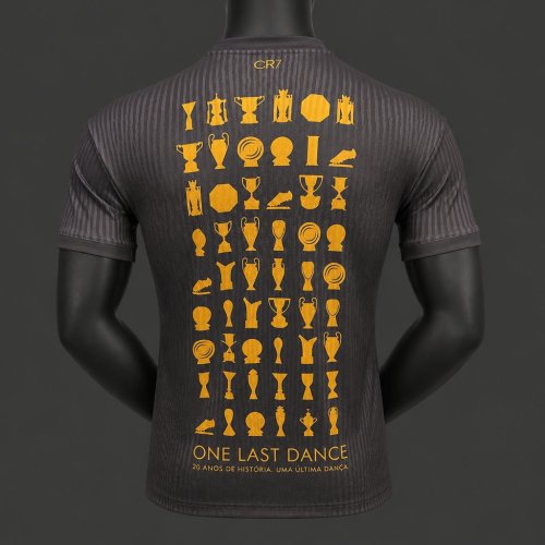 Player Version 2026 Cristiano Ronaldo  One Last Dance  Portugal Black Jersey