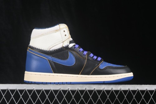 Nike Air Jordan 1 Retro High OG Fragment x Union Deconstructed Royal Blue Basketball Shoes - IO7847-001