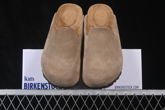 Birkenstock Suede Shearling Lined Clogs - 1033164